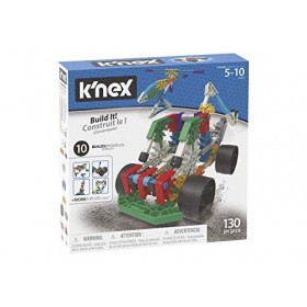 Knex Véhicules, Jeux Set De Construction 10 Modeles, Pièces. À partir de 5 Ans. Ref.41333, 41333, Assorti, 130 piezas