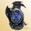 Monde Féérique - Figurine de Dragon Lumineux Dark Blue