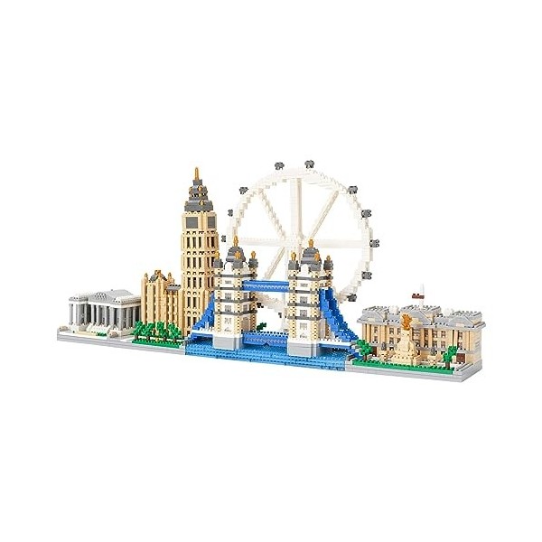 LULUFUN Jeu de Blocs de Construction, Architecture San Francisco Skylines, Mini Jeu de Construction pour Adultes, Cadeau dan