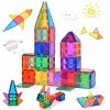 Lot de 42 Blocs de Construction magnétiques pour Enfants à partir de 3 Ans - Aimants puissants - Jouet Montessori - Cadeau éd