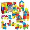 Pairez Toys Lot de 81 blocs de construction en mousse pour tout-petits et bébés – Blocs empilables, pour salle de bain et puz