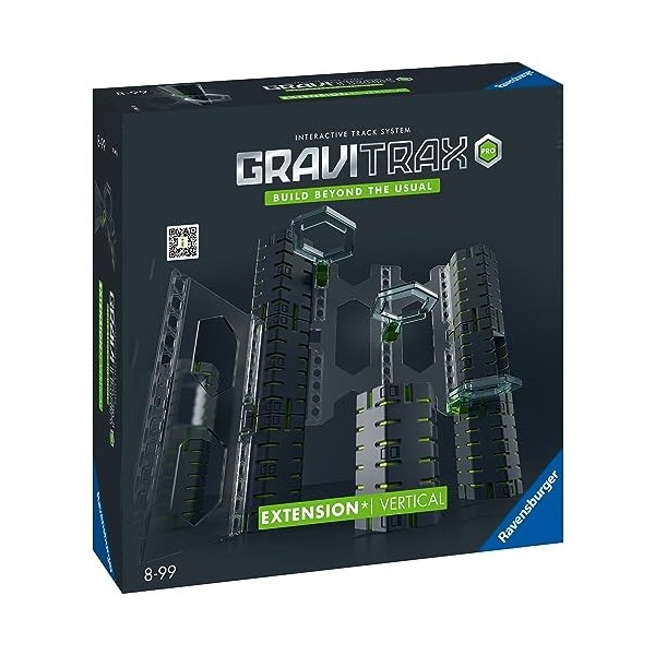 Ravensburger - GraviTrax PRO - Set dextension Vertical 33 pièces - Circuit de billes - Jeu de construction créatif - Parcour