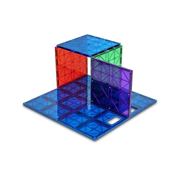 Playmags: Super Bâtiment Durable stabilisateur Set - Compatible avec Les Principaux Tiles magnétiques Marques - Ensemble Dura