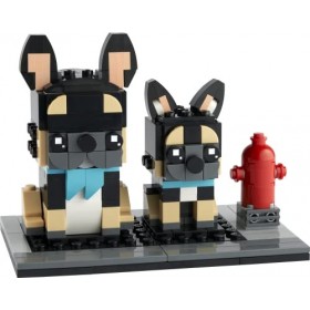 LEGO BrickHeadz 40544 Ensemble bouledogue français et chiot