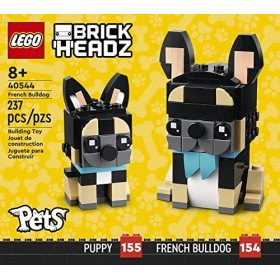 LEGO BrickHeadz 40544 Ensemble bouledogue français et chiot