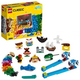 LEGO 11009 Classic Briques et lumières - Jouets de Construction Loisirs Créatifs, Théâtre d’Ombres pour Enfants de 5 Ans et +