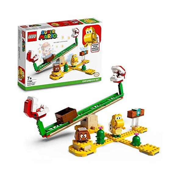 LEGO 71365 Super Mario Ensemble dextension La Balance de la Plante Piranha - Ensemble dExtension La Balance de la Plante Pi