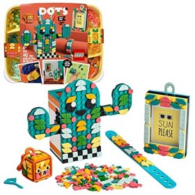 LEGO 41937 Dots Multi-Pack Ambiance Estivale – Set 4-en-1 avec Bracelet, Cadre, Accessoire de Sac et Porte-Crayon pour Enfant