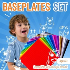 Les plaques de Base empilables Strictly Briks Classic sont polyvalentes, 100% compatibles avec Les Grandes Marques, Disponibl