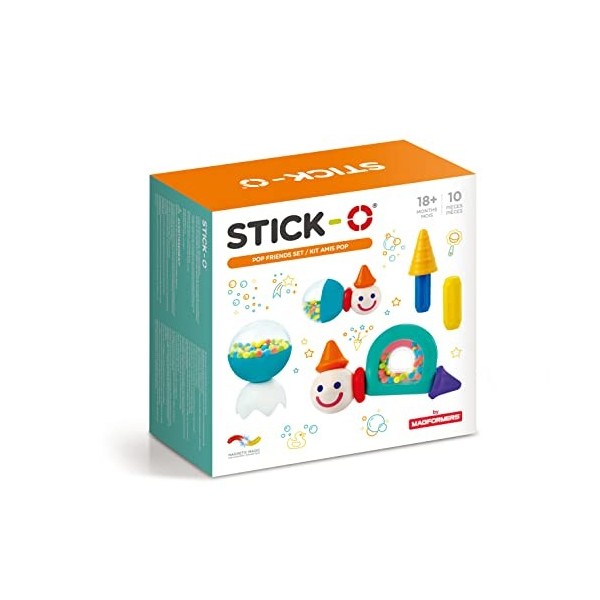 Stick-O Blocs de Construction magnétiques pour Enfants à partir de 1 an Jouets de Construction Jouets éducatifs avec Aimant P