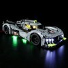 YEABRICKS LED Lumière pour Lego-42156 Technic Peugeot 9X8 24H Le Mans Hybrid Hypercar Modèle de Blocs de Construction Ensemb