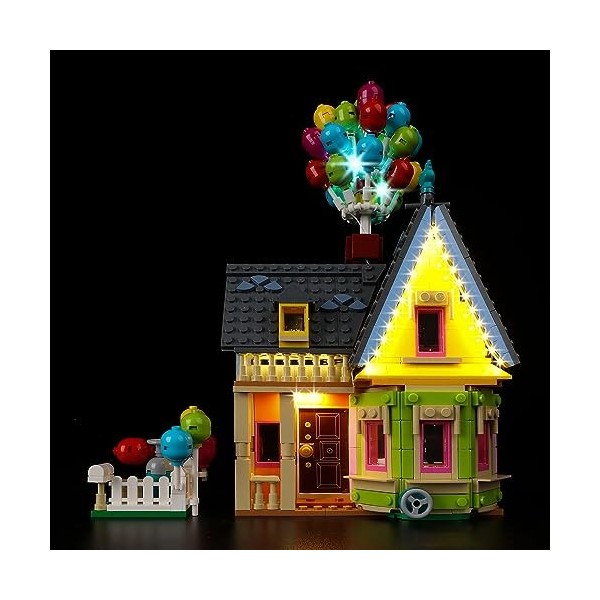 Kyglaring Kit déclairage LED sans modèle - Compatible avec Lego-43217 Disney and Pixar Up House Building Blocks Model Se