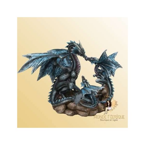 Monde Féérique - Figurine de Dragons Famille