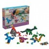 PLUS PLUS - Kit découverte Dinosaures de 600 pièces - Jeu de Construction - PP3918, 3918