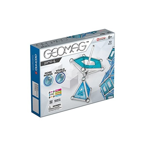 Geomag 022 Pro-L Kit - 50 Piece Magnetic Construction Set