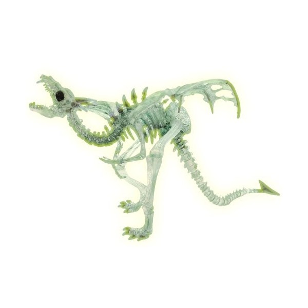 Plastoy - 60226 - Figurine - Le Dragon Squelette Translucide Phosphorescent