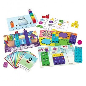 Kit d’activités de cubes MathLink Numberblocks 1 à 10 de Learning Resources, apprentissage des maths élémentaires, Construire