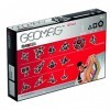 Geomag Classic 012 Panels, Black & White, Constructions Magnétiques et Jeux Educatifs, 68 Pièces