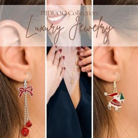 PIIDUOO Calendrier de Lavent Bijoux dOr 2023-24 Jours Surprise Cadeau pour Adulte Femme Compte à Rebours Surprise Cadeau No