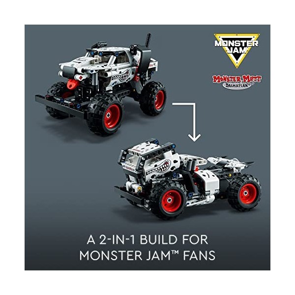 LEGO Technic Monster Jam Monster Mutt Dalmatien 42150 Jouet camion pour enfants, garçons et filles à partir de 7 ans, jouets 