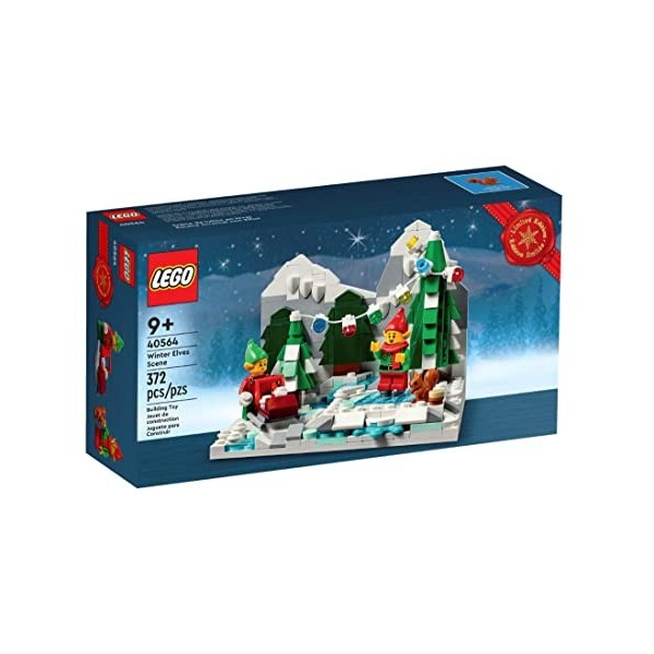 LEGO 40564 Ensemble de 372 pièces avec patin fonctionnel, 2 figurines elfes et un écureuil