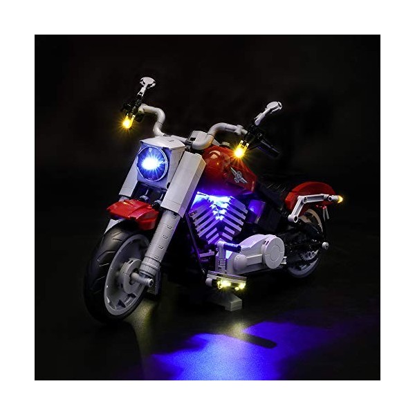 Jeu De Lumières pour Creator Fatboy Modèle en Blocs De Construction - Kit De Lumière A LED Compatible avec Lego 10269 Ne Fi