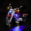 Jeu De Lumières pour Creator Fatboy Modèle en Blocs De Construction - Kit De Lumière A LED Compatible avec Lego 10269 Ne Fi