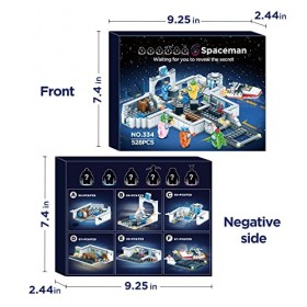 Mountainish Building Blocks, Space Alien Figurines Peluche Modèle de Jeu Kit Brique Classique Jouet pour Enfants Cadeau Mini 
