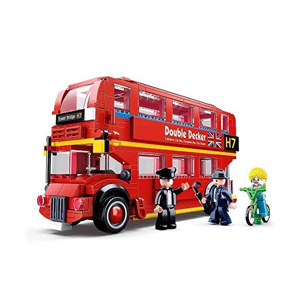 Sluban- London Bus, M38-B0708, Multicolore Colou