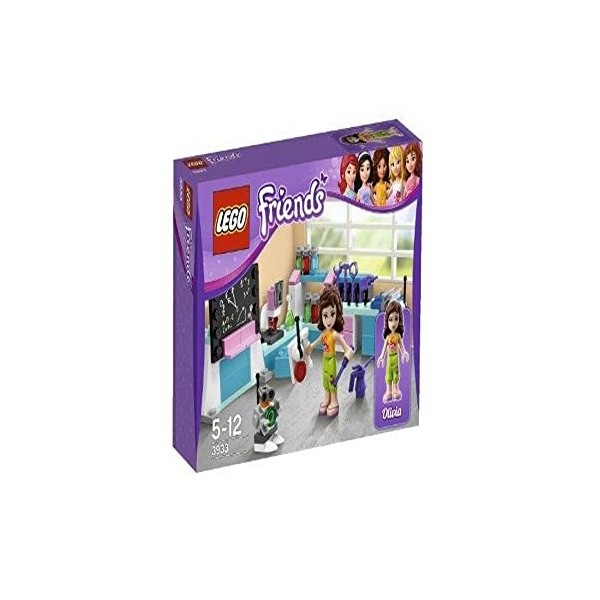 LEGO Friends - 3933 - Jeu de Construction - LAtelier Scientifique dOlivia