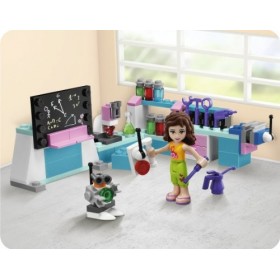 LEGO Friends - 3933 - Jeu de Construction - LAtelier Scientifique dOlivia