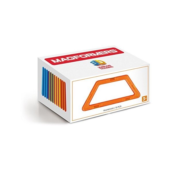 Magformers 713013 Trapezoids Box, 12 pièces