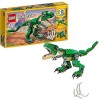 LEGO 31058 Creator 3-en-1 Le Dinosaure Féroce, Jouet Dinosaures, Figurines, T. Rex, Triceratops et Pterodactyl, Dino, Cadeau 