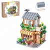 Seyaom Kit dappartement Friends House compatible avec Lego, Friend Villa Architecture Houses Building Blocks Model Clamping 