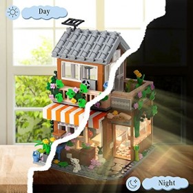 Seyaom Kit dappartement Friends House compatible avec Lego, Friend Villa Architecture Houses Building Blocks Model Clamping 