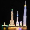 Kit DéClairage LED pour Lego Architecture New York,Jeu de LumièRes pour Lego 21028 Architecture New York Skyline,Lumineux Ca