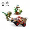 LEGO 76958 Jurassic Park LEmbuscade du Dilophosaure, Jouet Dinosaure et Voiture Jeep pour Garçons, Filles, Enfants Dès 6 Ans