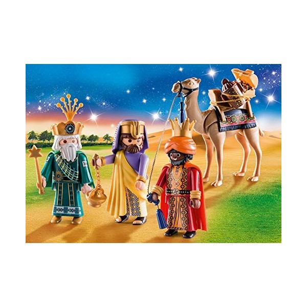 Playmobil - Jeu de Construction - Les Rois Mages - Chrismas - 9497