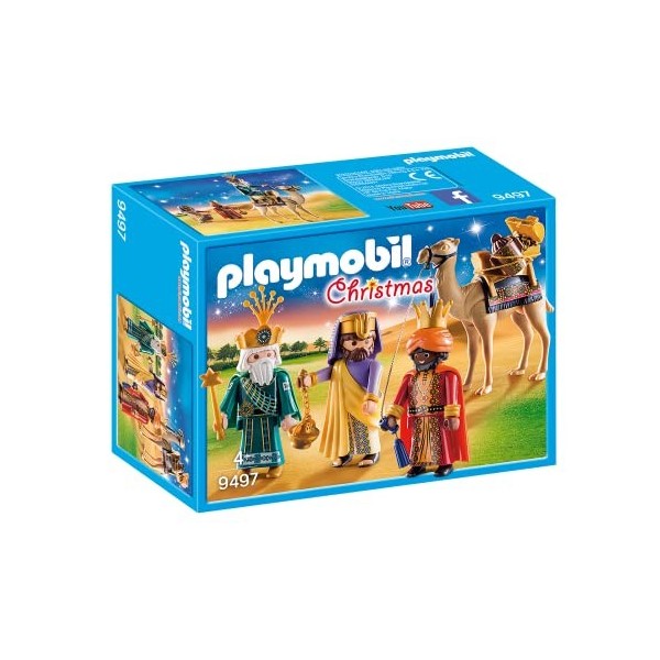 Playmobil - Jeu de Construction - Les Rois Mages - Chrismas - 9497