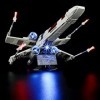 YEABRICKS LED Lumière pour Lego-75355 Star Wars Le Chasseur X-Wing Modèle de Blocs de Construction Ensemble Lego Non Inclus 