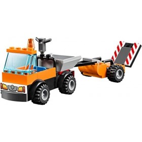 Lego Sa FR 10750 Juniors City - Jeu de construction - Le camion de réparation des routes