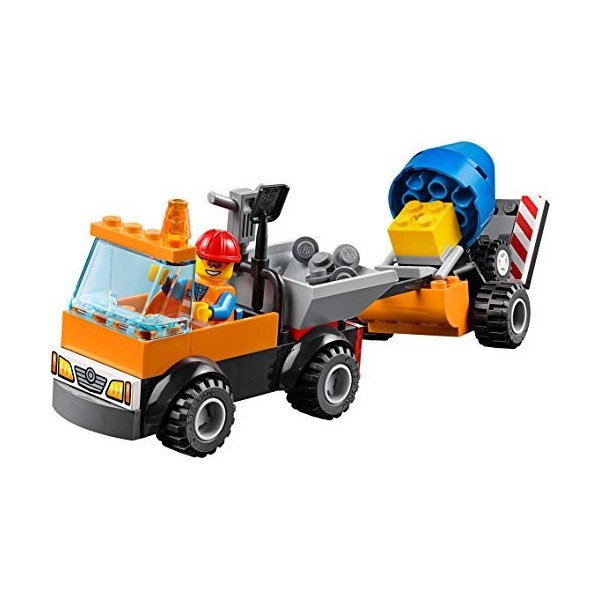 Lego Sa FR 10750 Juniors City - Jeu de construction - Le camion de réparation des routes