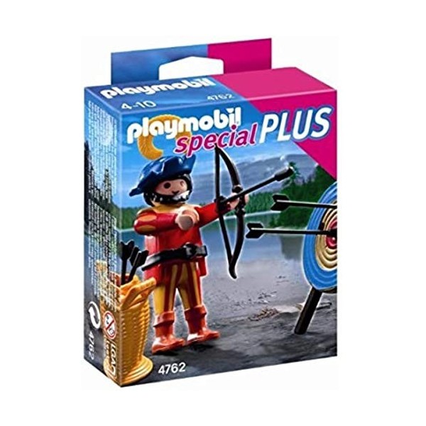 Playmobil - 4762 - Jeu de Construction - Archer avec Cible