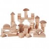 BRIO - 30113 - BLOCS DE CONSTRUCTION NATURELS - 50 PCES