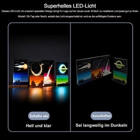 Kit déclairage LED pour Lego Ideas Tales of The Space Age Pas Un modèle Lego ,Kit déclairage de décoration pour Lego 21340