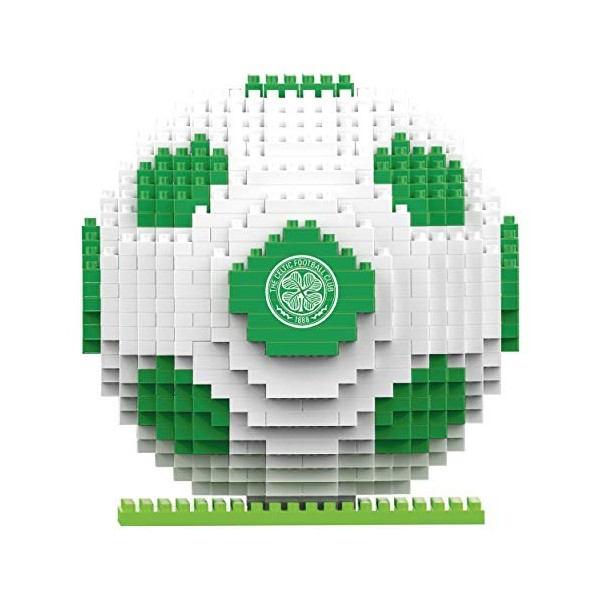 FOCO Ensemble de construction de football 3D sous licence officielle Celtic FC BRXLZ Briques