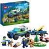 Lego City - Kit dentraînement mobile pour chien de police 60369 - Jouet de voiture de police 60369 + Entraînement vélo d