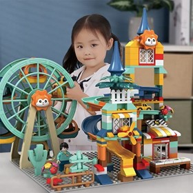 Doyomtoy Grande Roue tournante kit de Construction, Parc dattractions Blocs de Construction pour 6+ Ans garçons Filles, Birt