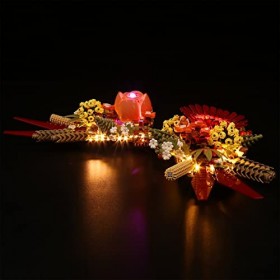 Ensemble déclairage LED pour Arrangement de Fleurs séchées Lego 10314 Pas de modèle Lego , Ensemble déclairage de décorati