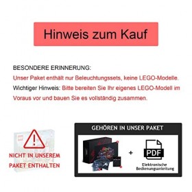 Kit déclairage LED pour Lego 43196 Disney Belle and The Beasts Castle Collectible Set Pas de modèle Lego Brickbling DIY Ki